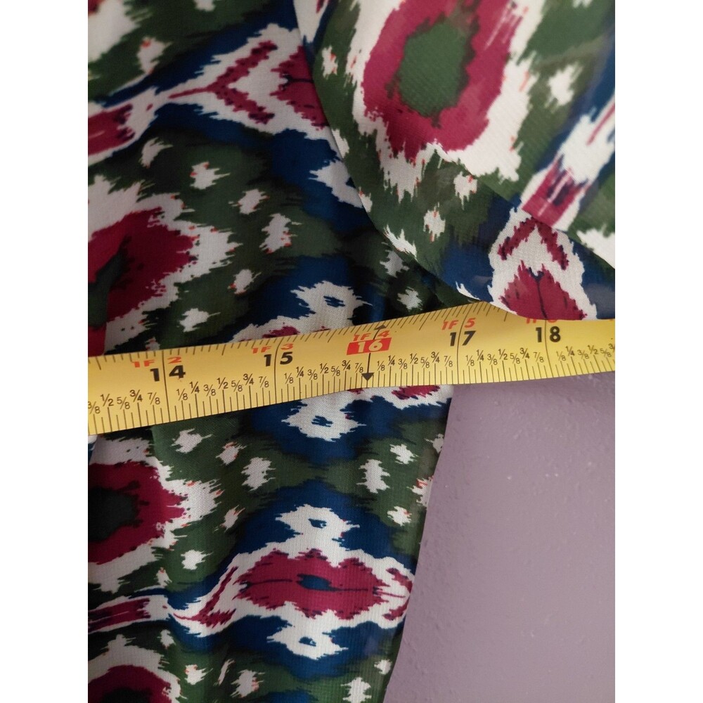 Jade Melody Tam Mixed Print Boho Preppy Mid Length Dress Size Small Vtg Style - Picture 10 of 12
